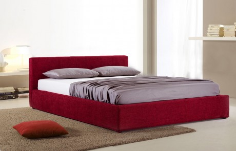 Minimalistiško stiliaus miegamojo lova SALVADOR